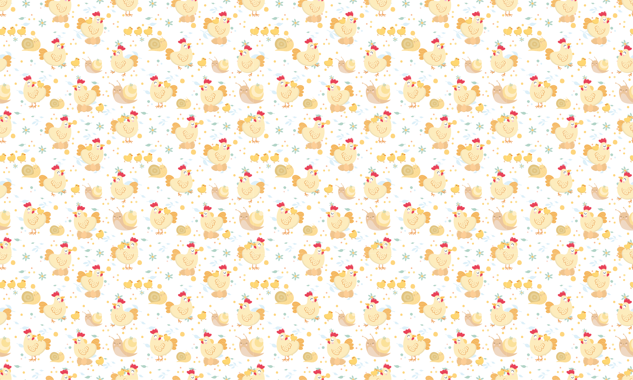 Cute Chick Motif kids carpet - TenStickers