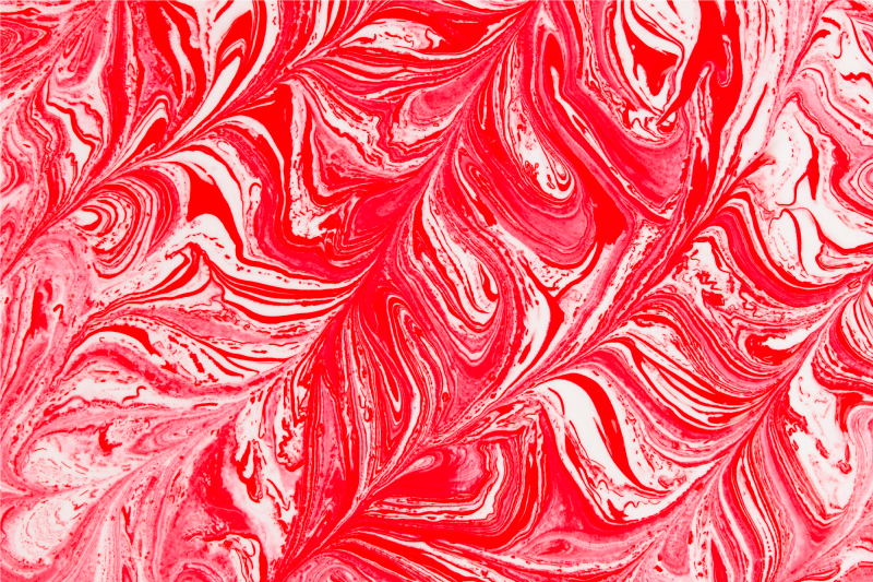 Swirling Red Patterns texture rug - TenStickers