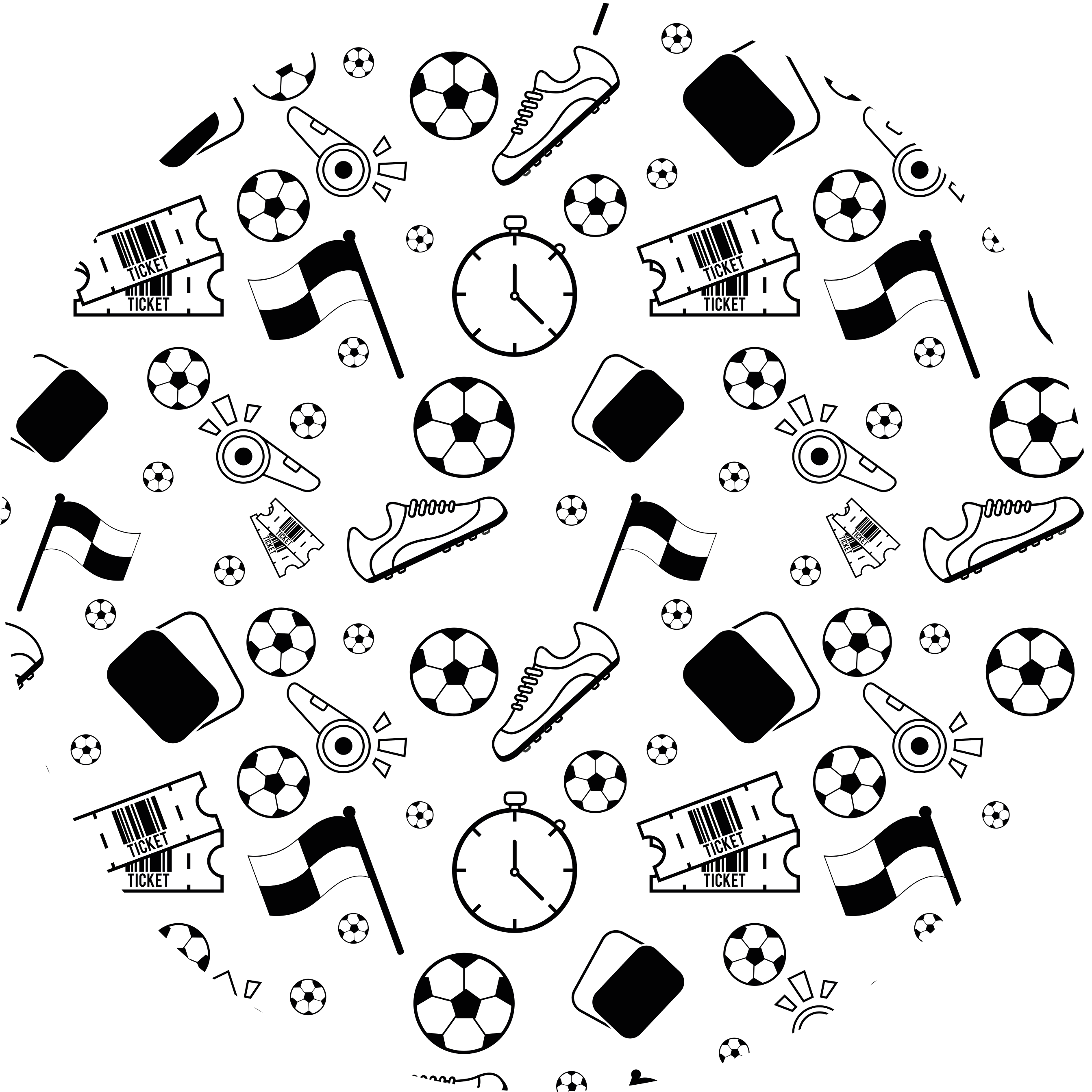 Sports Themed Fun game rug - TenStickers