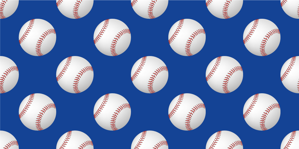 Game rug with baseball design - TenStickers