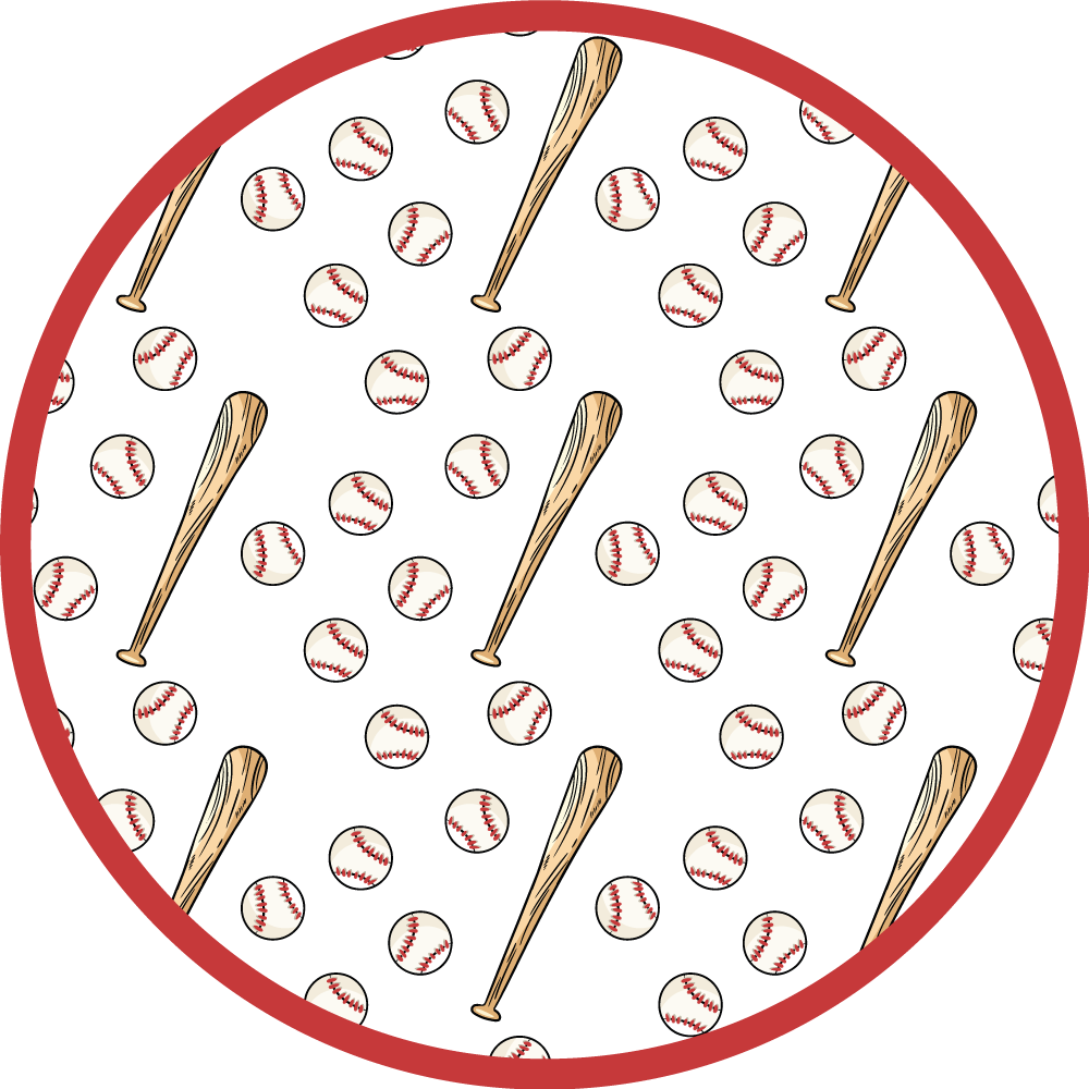 Baseball Season Fun game rug - TenStickers