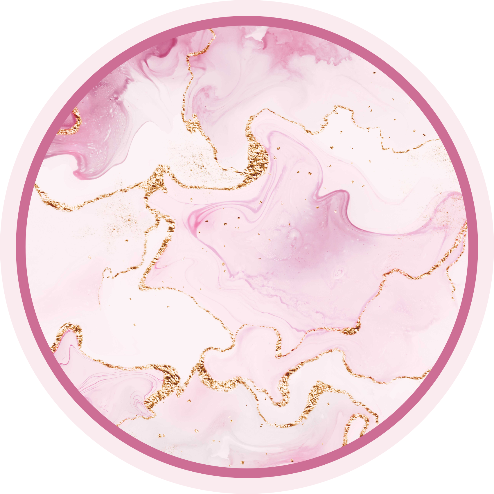 Elegant Pink Swirl marble rug - TenStickers