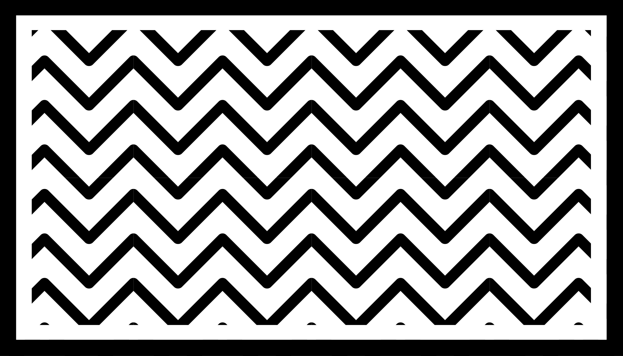 Chevron style entrance hall rug - TenStickers