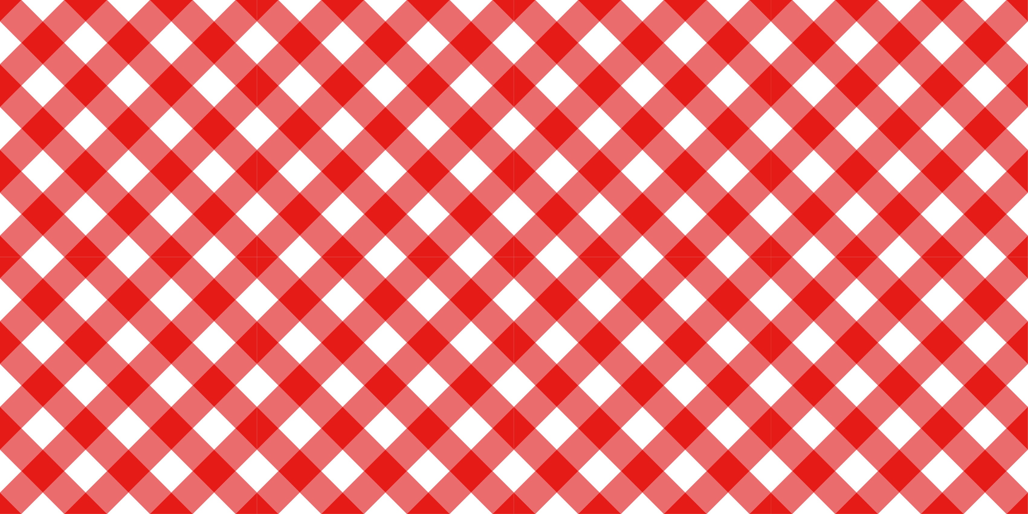 Red Checkered Pattern stripes rug - TenStickers