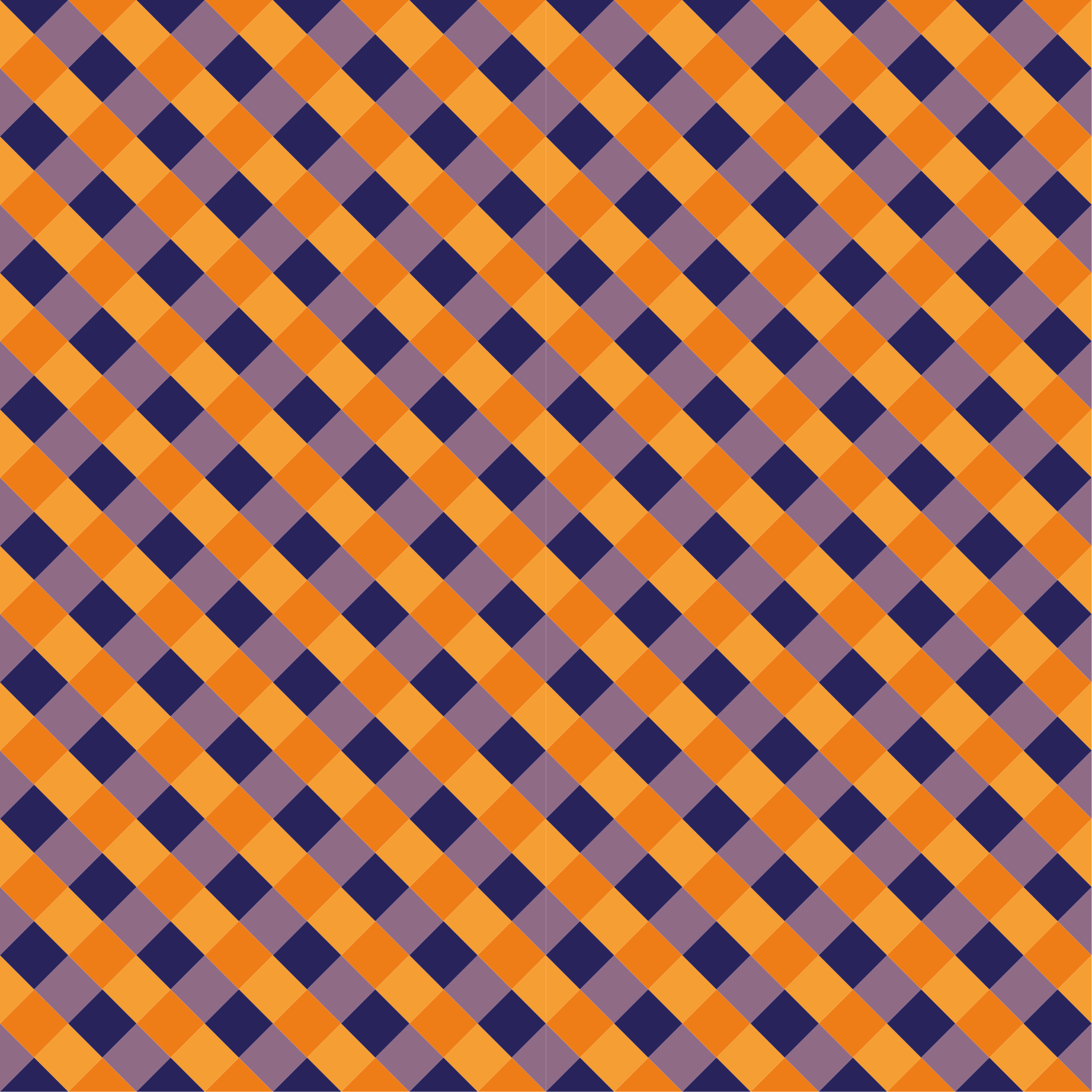 Diagonal Color Blocks stripes rug - TenStickers