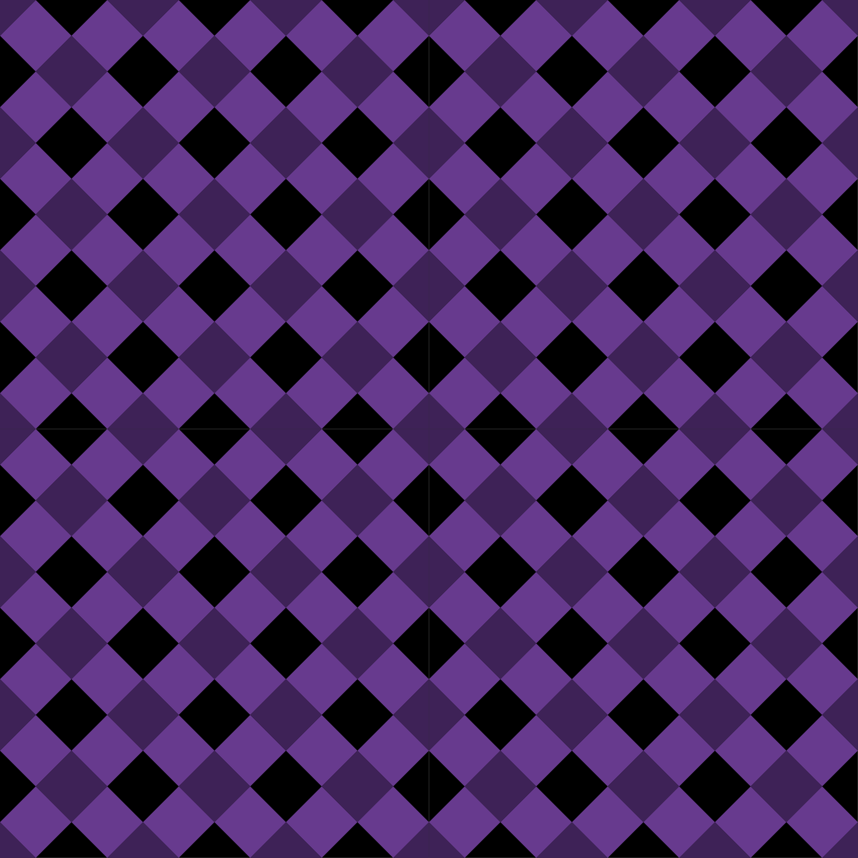 Purple and black patterned square vinyl rug - TenStickers