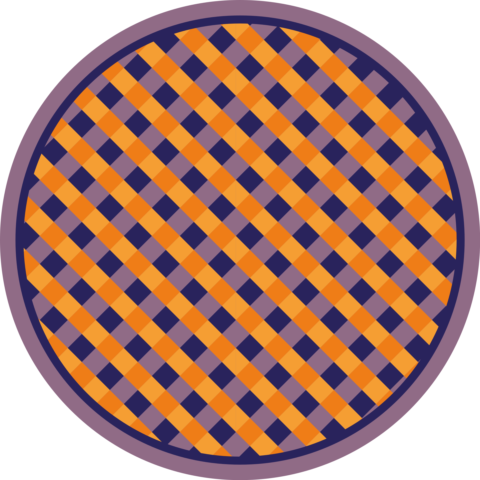 Bold Checker Pattern stripes rug - TenStickers