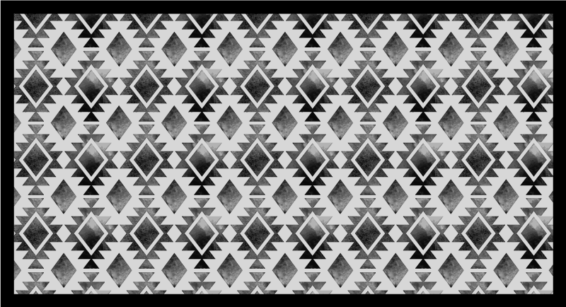 Geometric Pattern Style modern rug - TenStickers