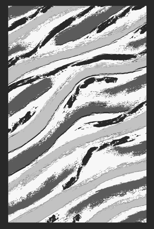 Stylish Zebra Stripes animal print rug - TenStickers