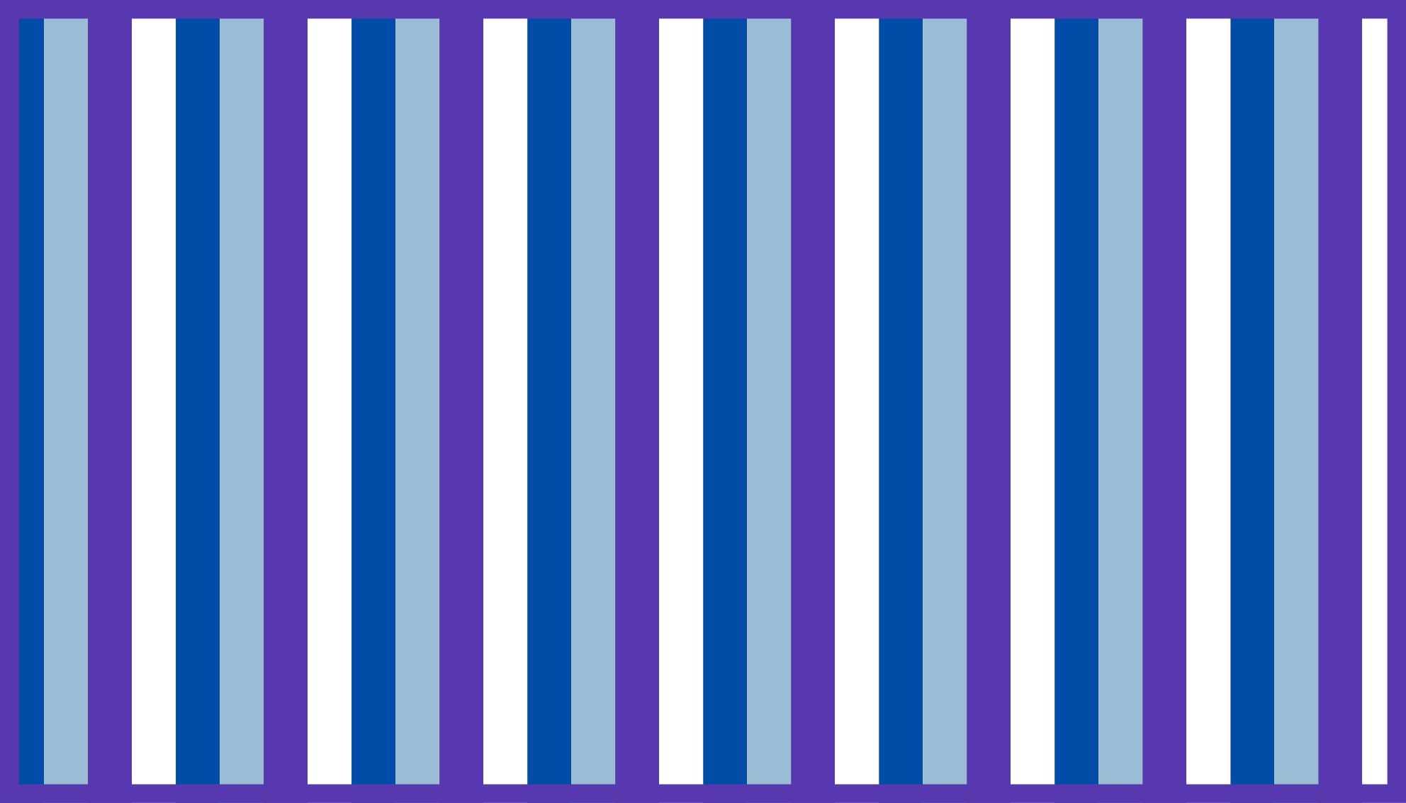 Bright blue pattern stripes rug - TenStickers