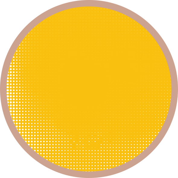 Sunny circular pattern yellow rug - TenStickers