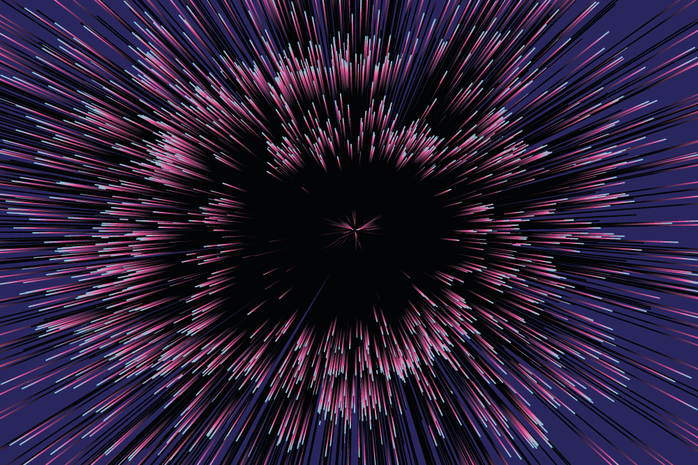 Dynamic burst effect texture rug - TenStickers