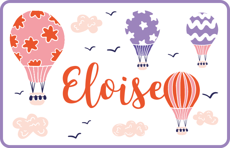 Vibrant Hot Air custom floor mat - TenStickers