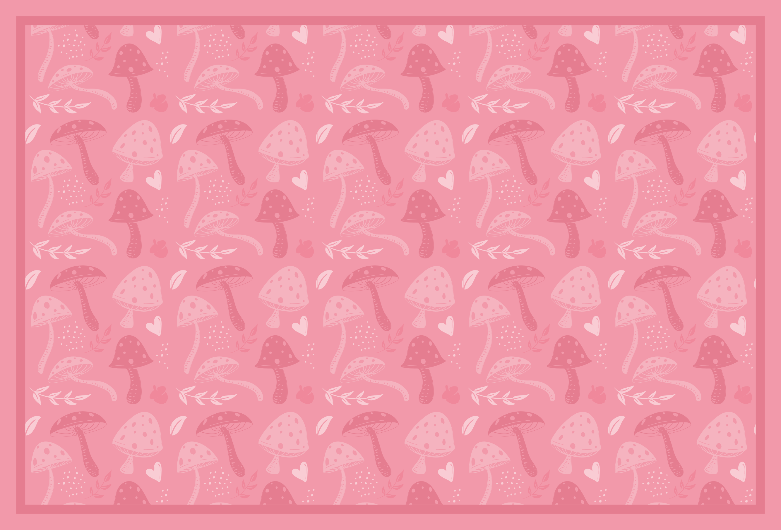 Nature rug with enchanting mushroom design - TenStickers