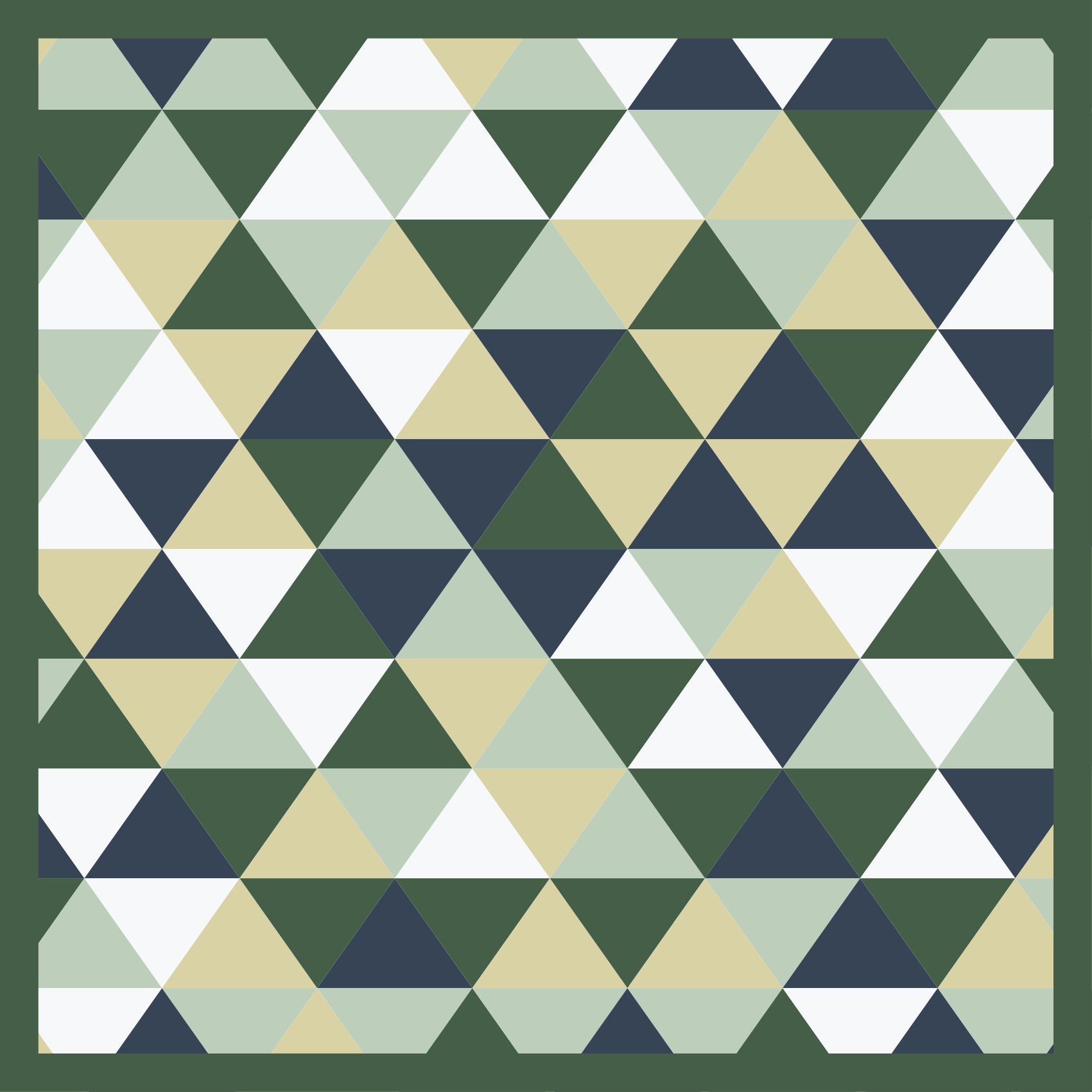 Triangular Forms geometric rug - TenStickers