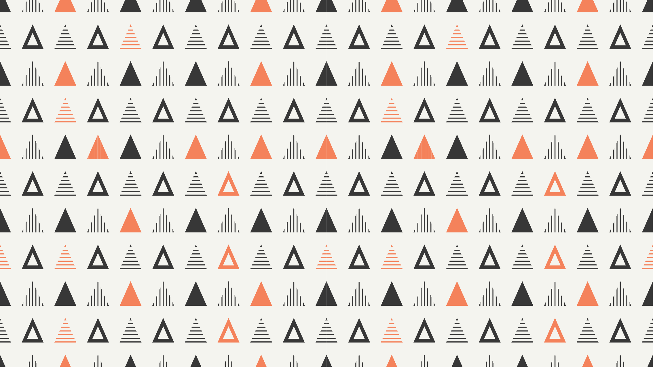 Small triangles pattern nordic rug - TenStickers