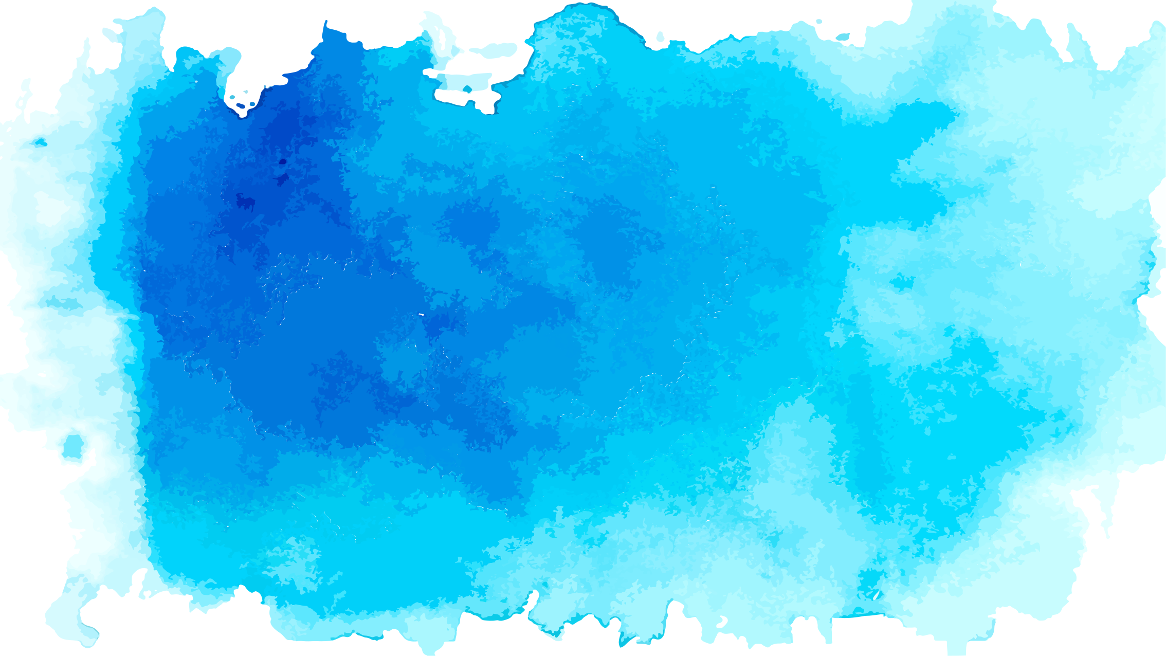 Blue watercolor splash minimalistic rug - TenStickers