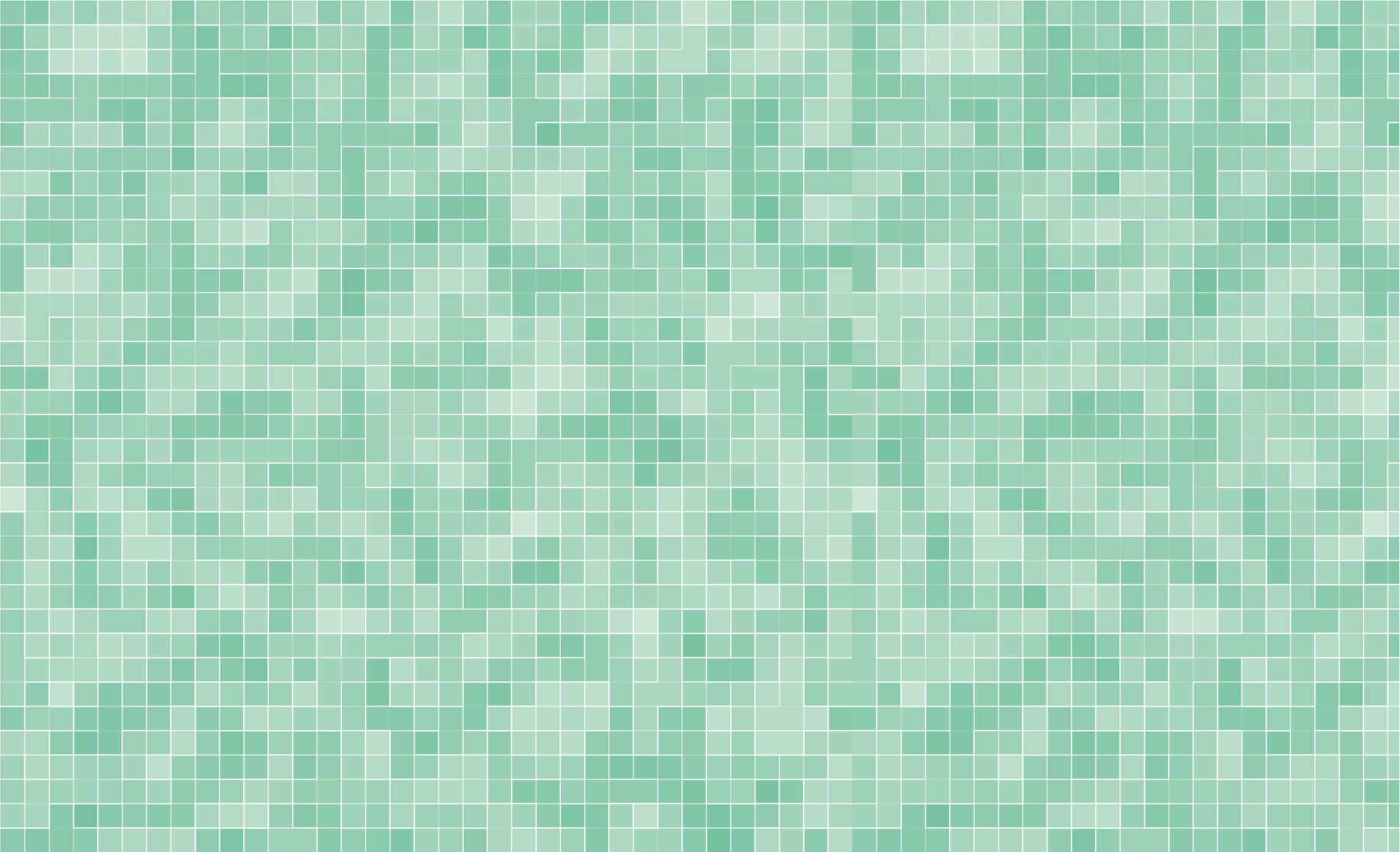 Mint Mosaic Pattern tile carpet - TenStickers