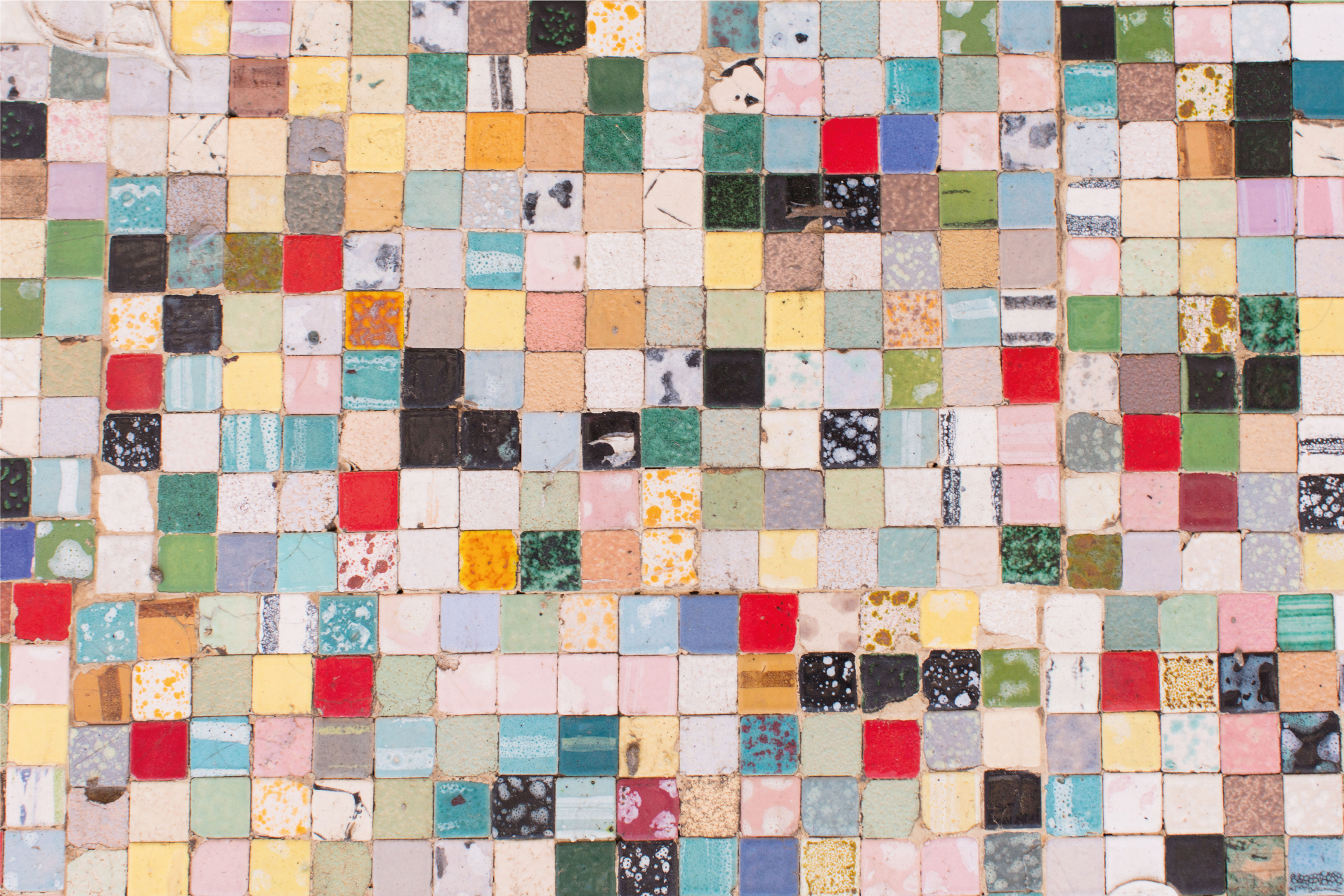 Vintage tiled ceramic texture tile carpet - TenStickers