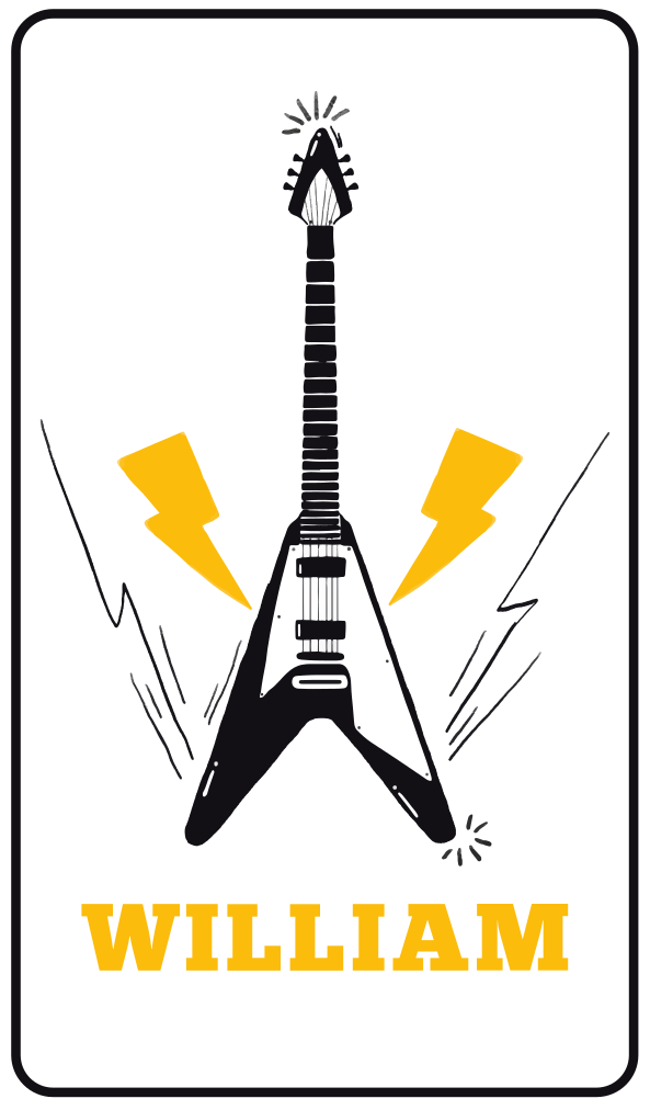Electric Guitar Art custom floor mat - TenStickers