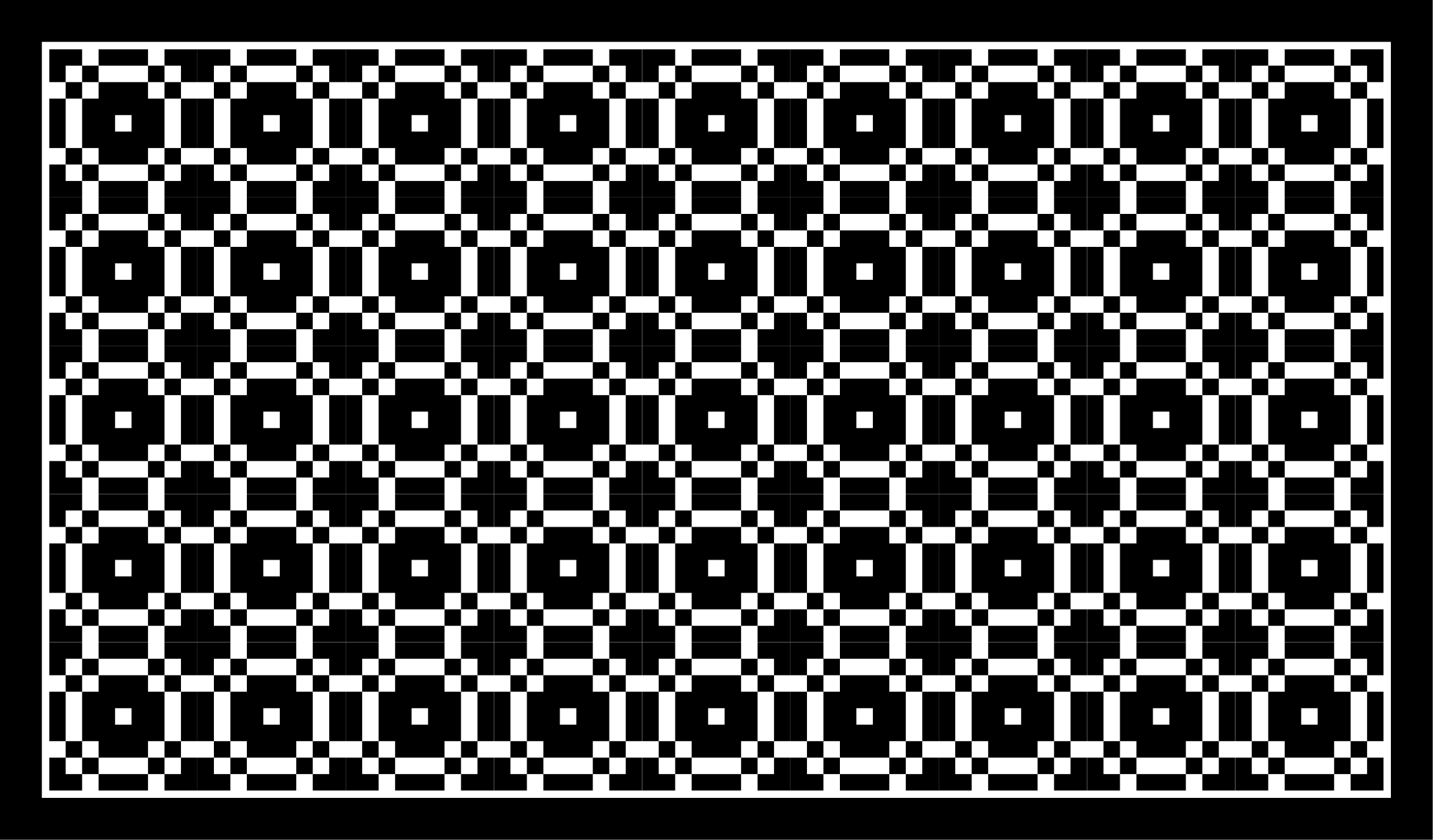 Black white little squares pattern tile vinyl rug - TenStickers