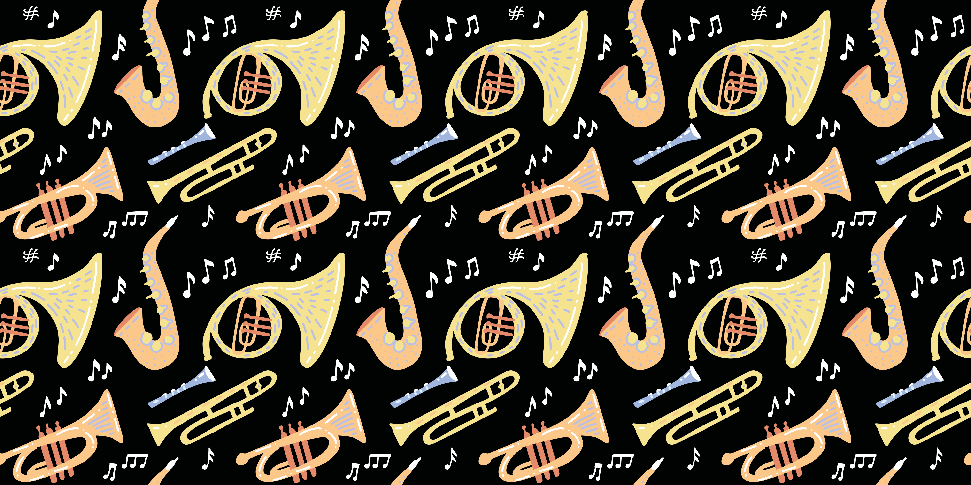 Event carpet musical instrument ideas - TenStickers