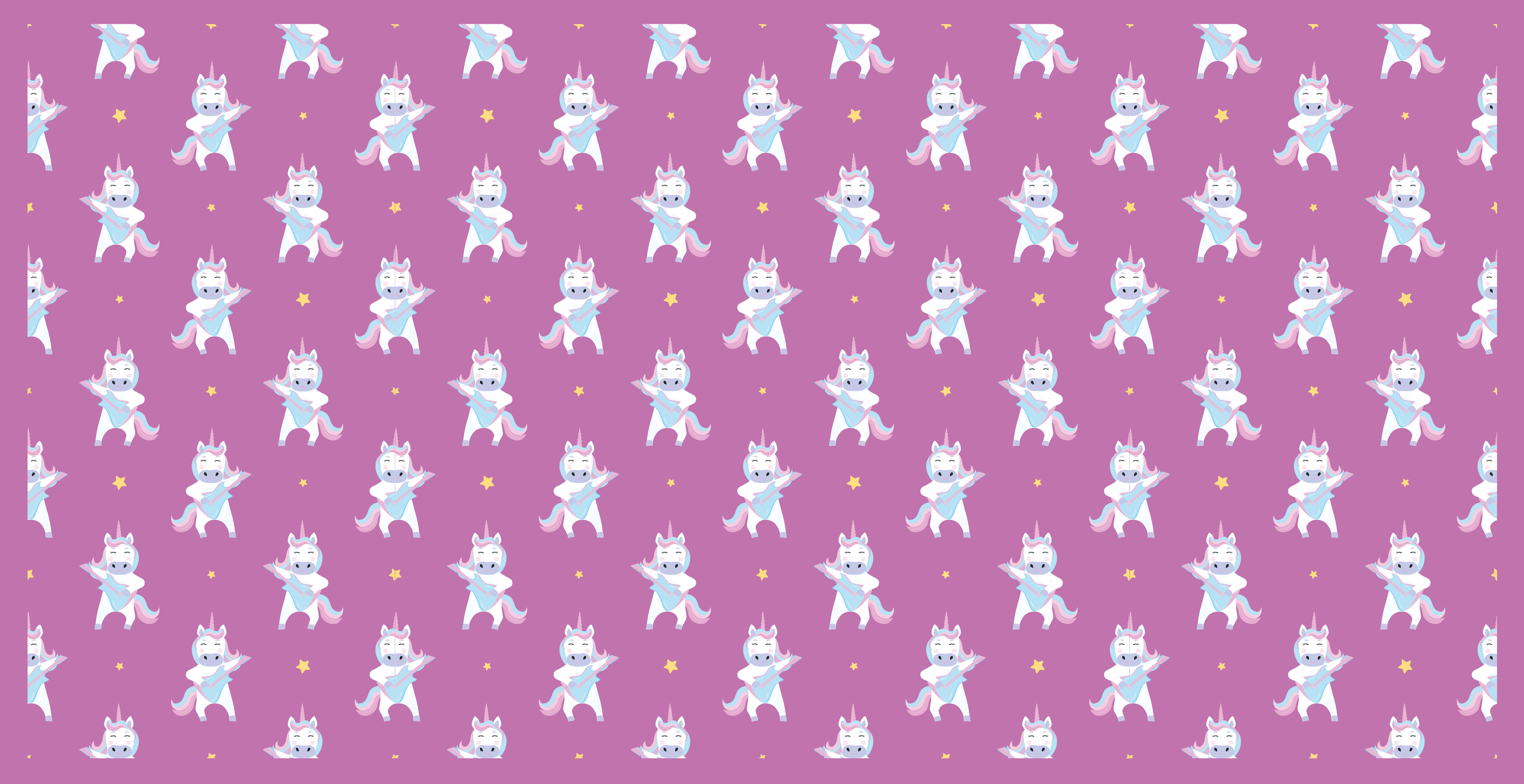 Unicorn Adventure Theme kids rug - TenStickers