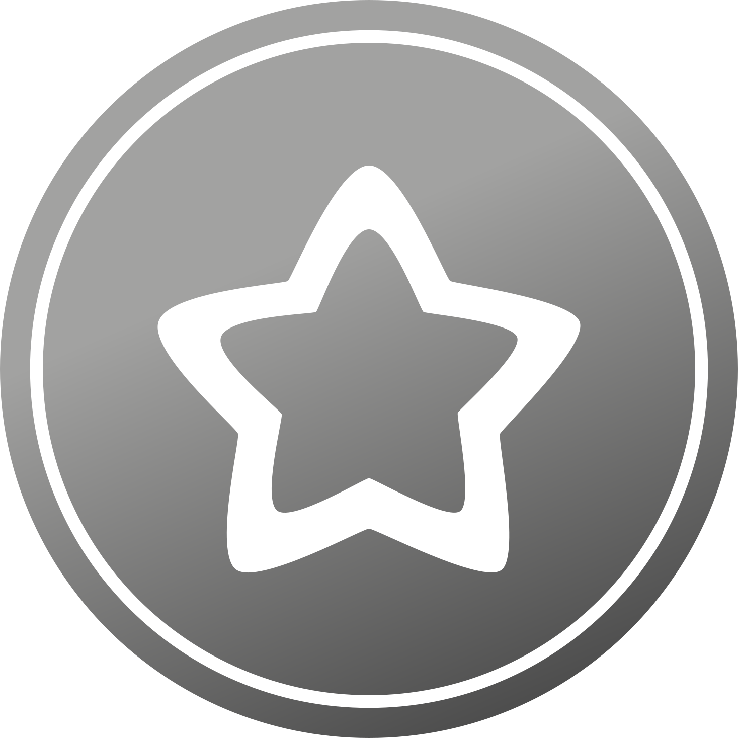 Star rug with elegant grey design - TenStickers