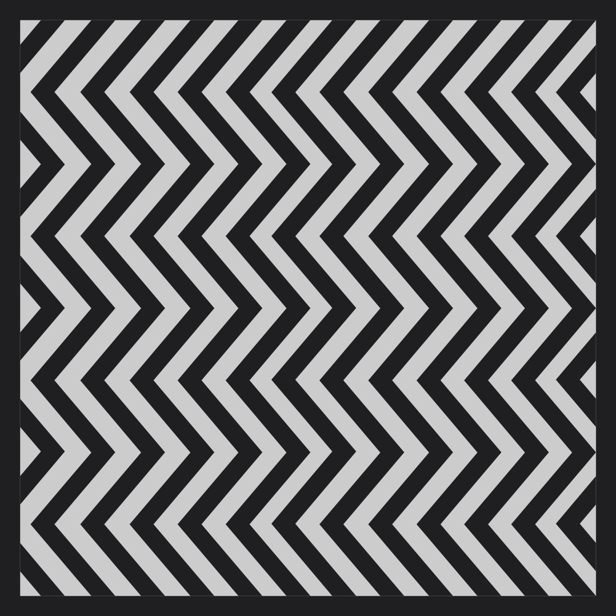 Black and grey zigzag geometric rug - TenStickers