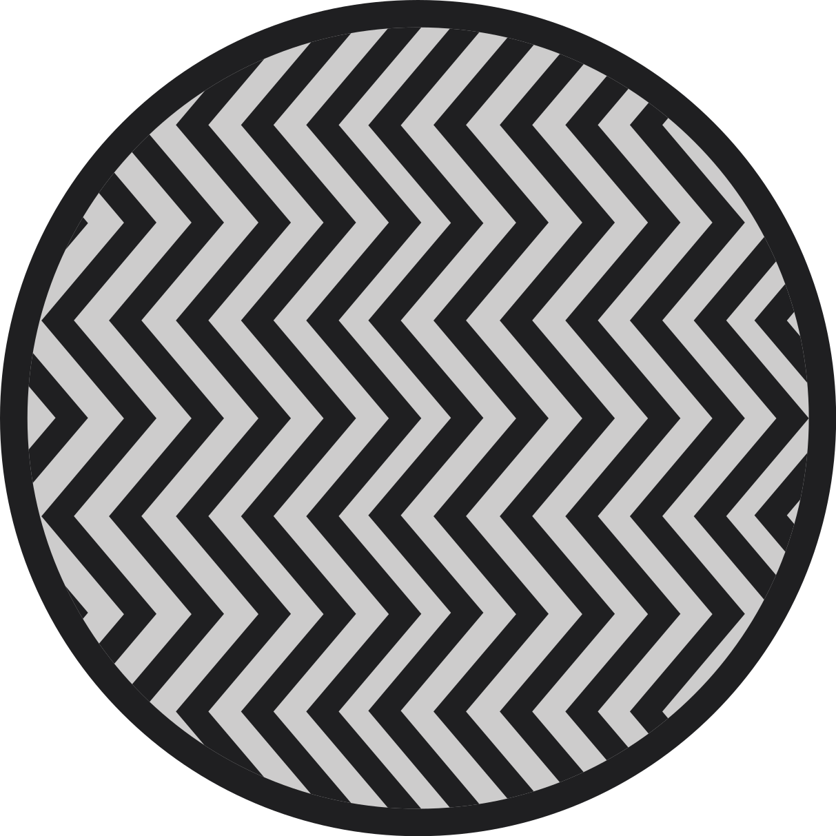 Dynamic Chevron Pattern geometric rug - TenStickers