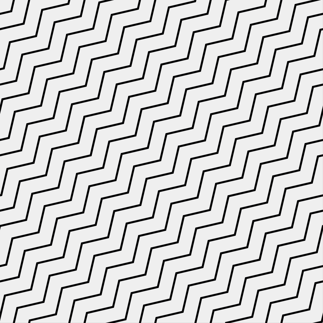 Geometric rug zigzag style - TenStickers