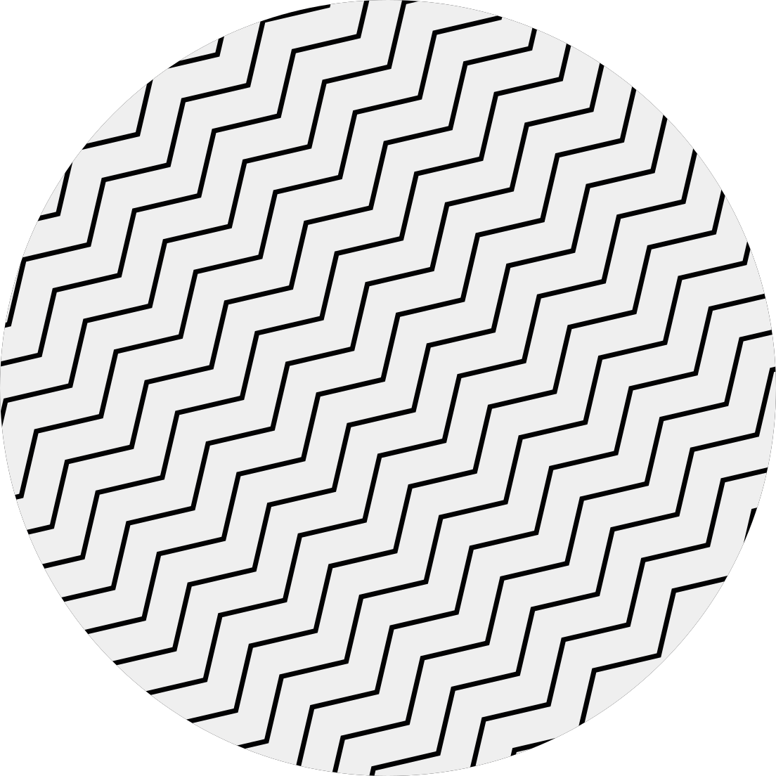Geometric rug zigzag pattern - TenStickers