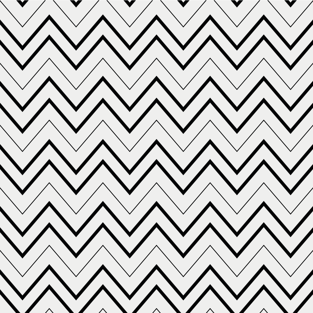 Minimalistic rug in chevron pattern design - TenStickers