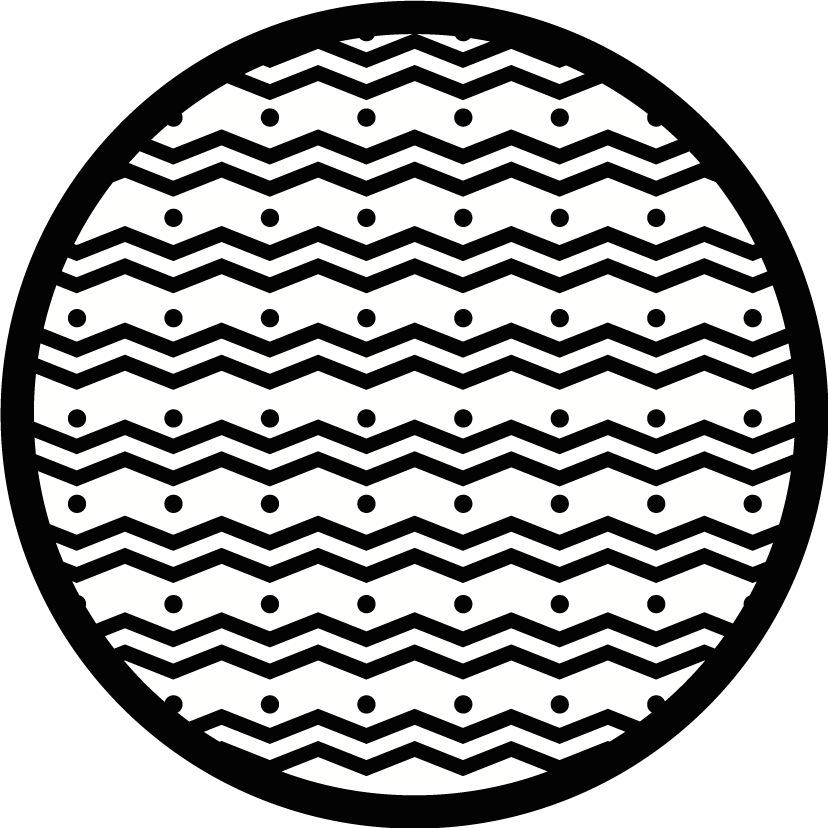 Wavy Dot Pattern geometric rug - TenStickers
