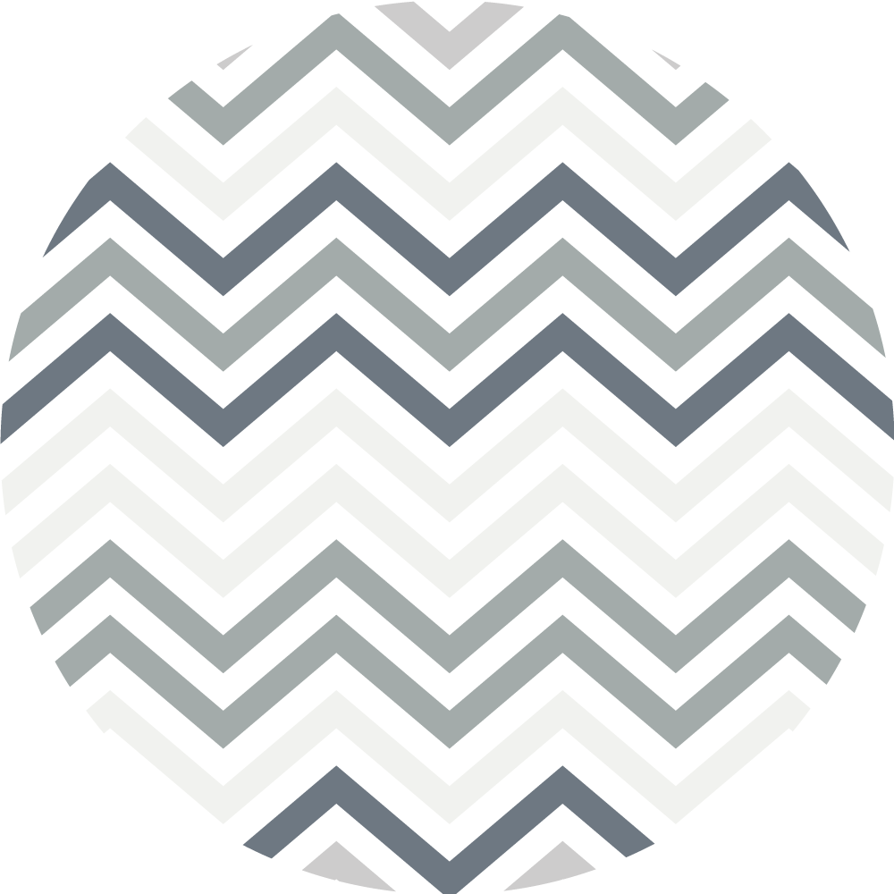 Stripes rug with chevron pattern design - TenStickers