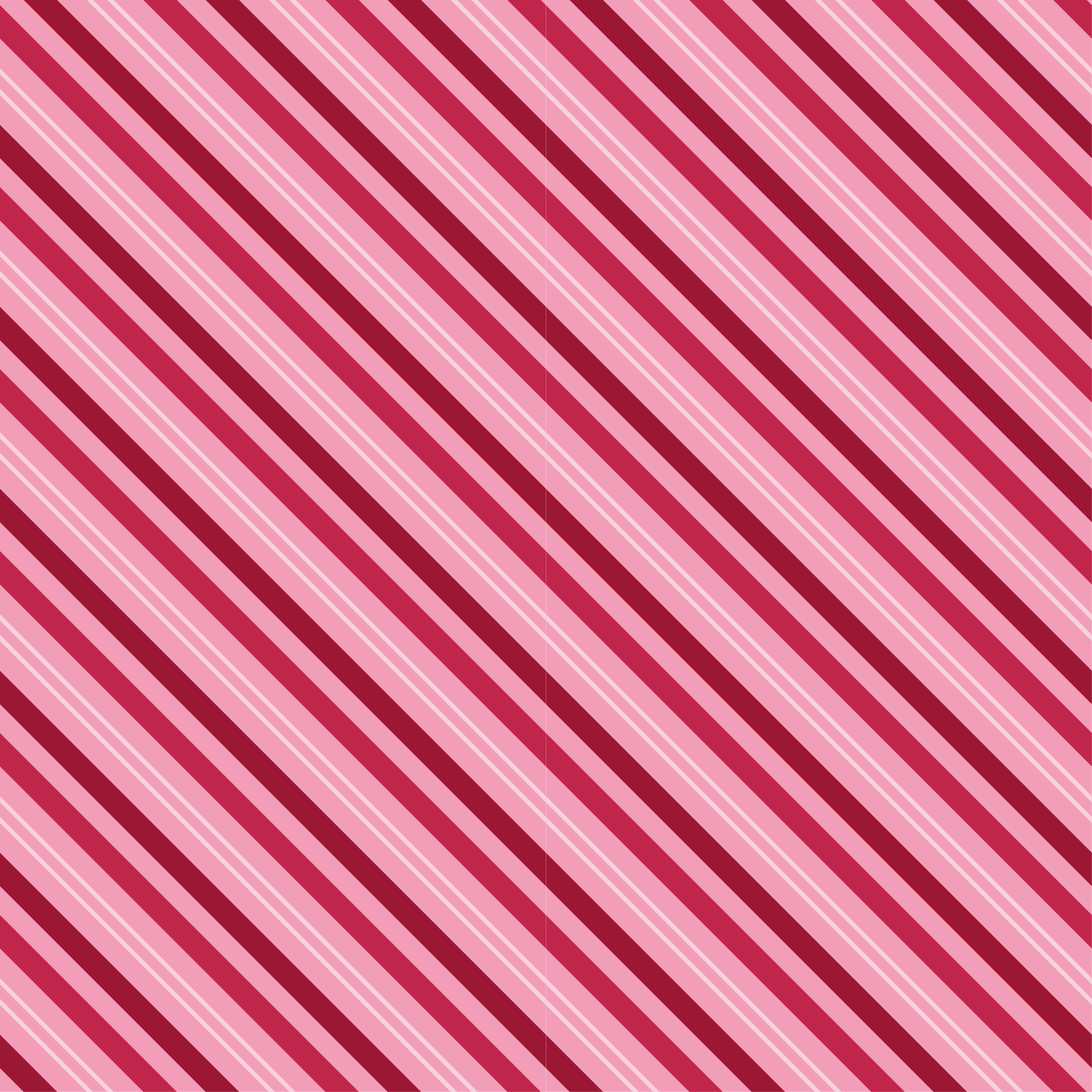 Stripes rug in pink stripe pattern - TenStickers