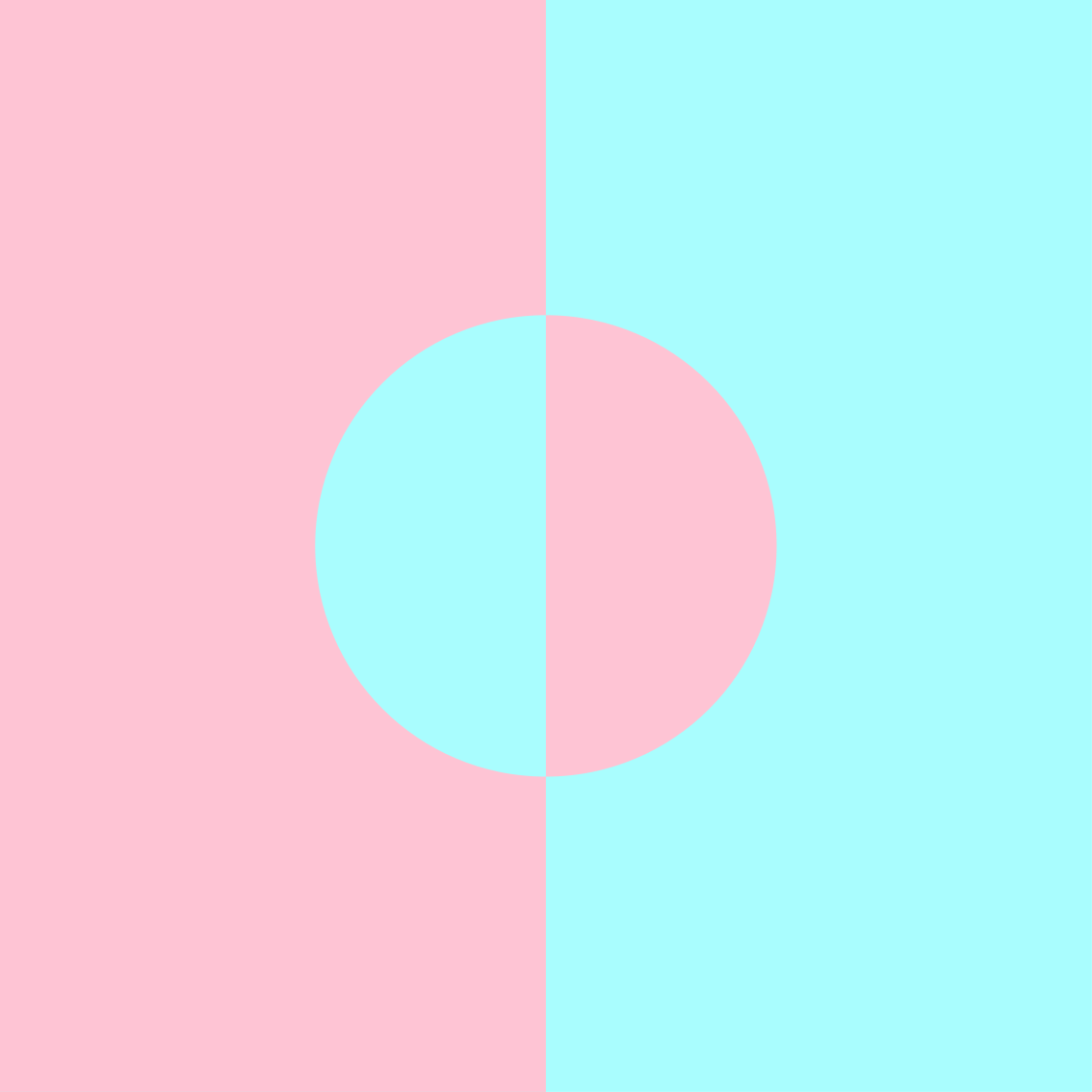 Soft Color Contrast minimalistic rug - TenStickers