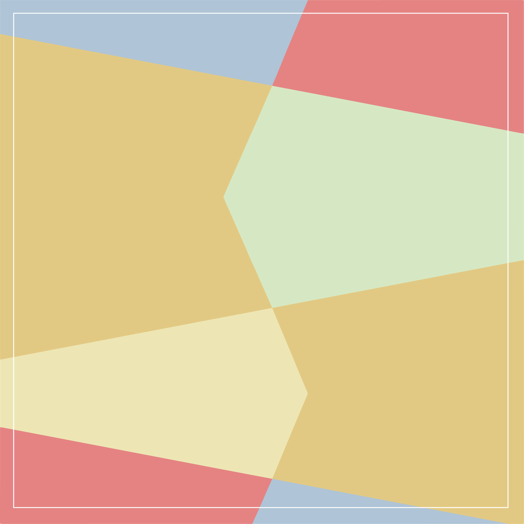 Geometric rug lively geometric design - TenStickers