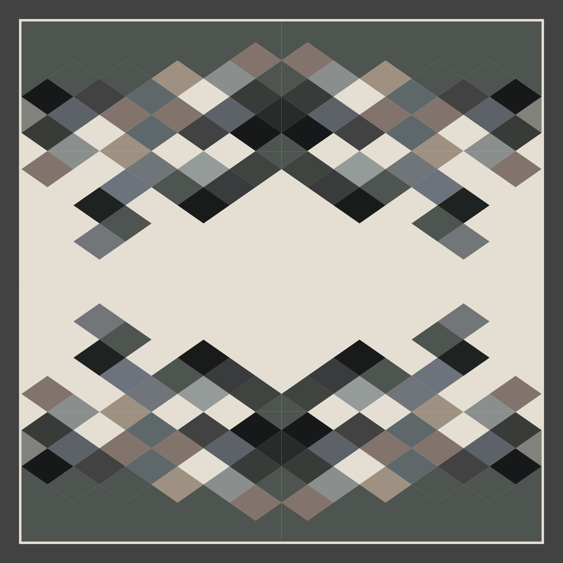 Modern Square Pattern geometric rug - TenStickers