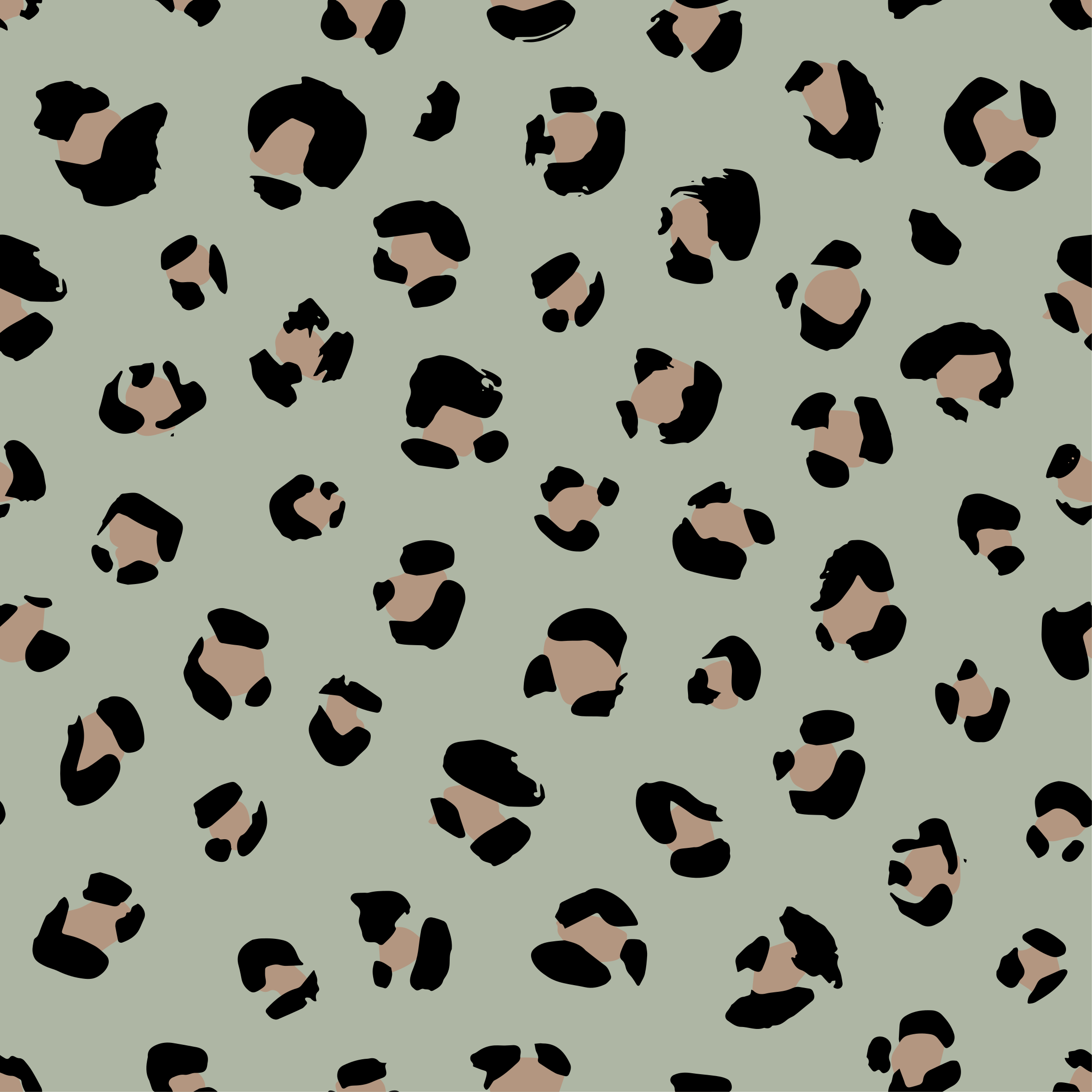 Animal print rug in leopard spot design - TenStickers