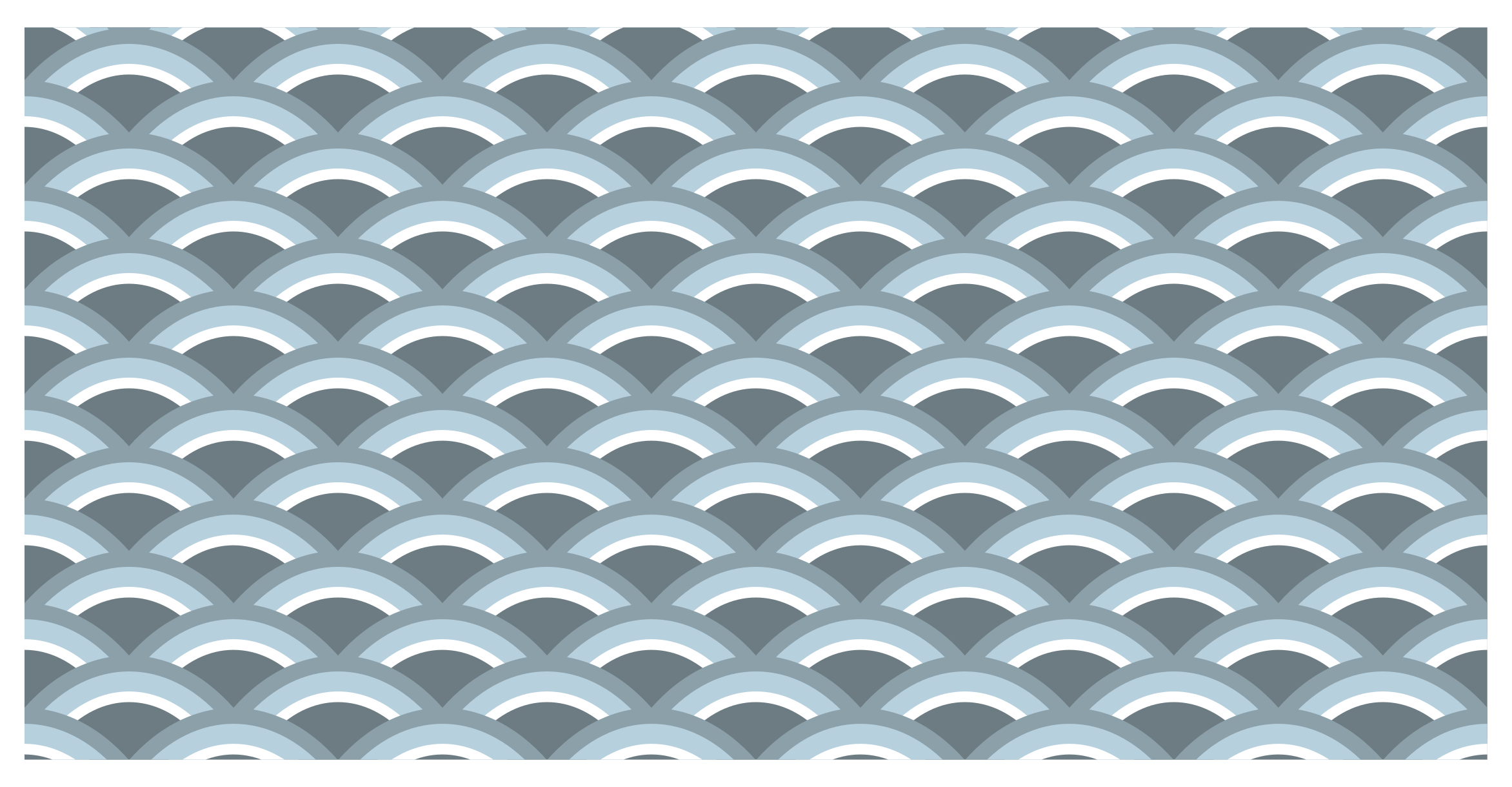 Relaxing Wave Pattern geometric rug - TenStickers