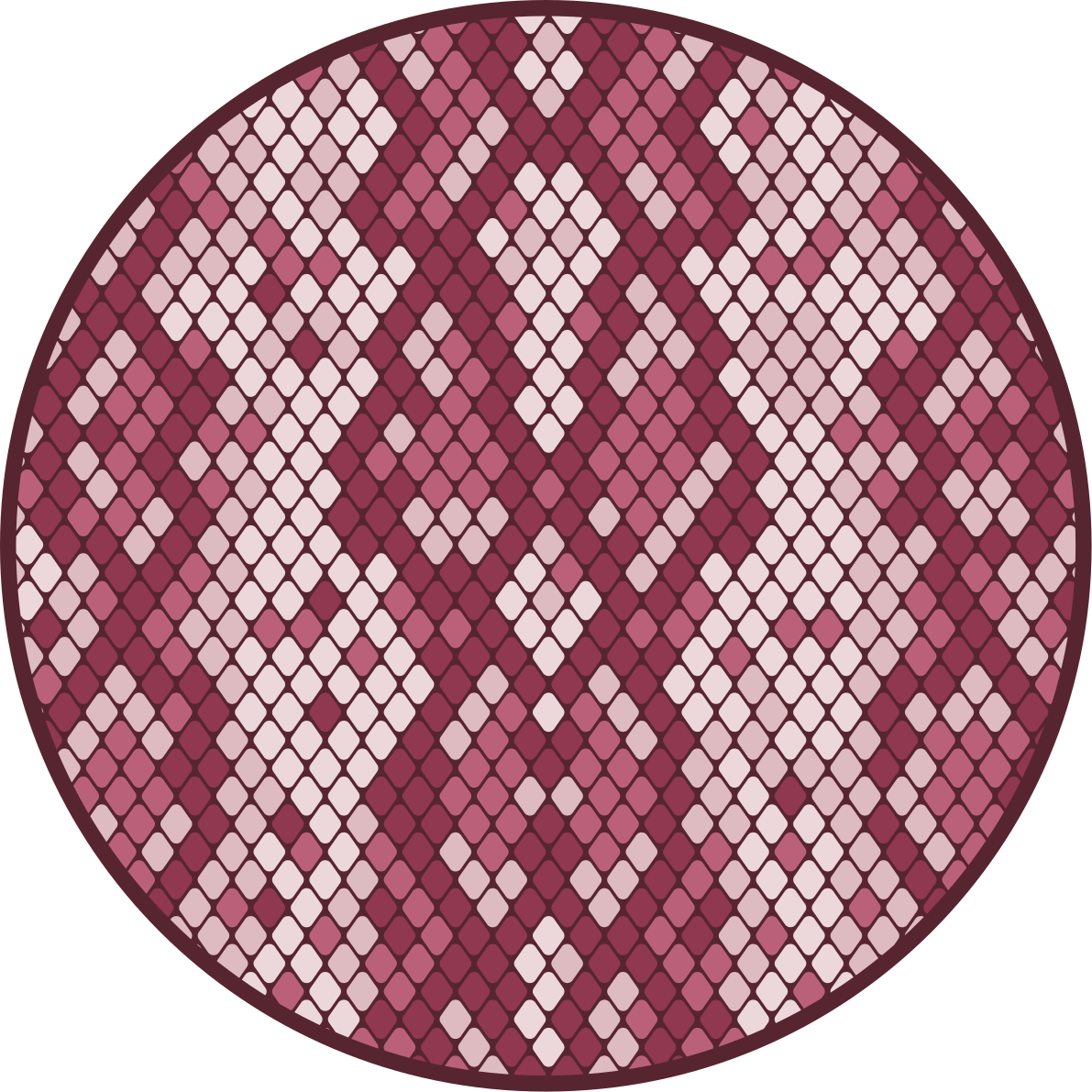 Diamond Pattern Mix texture rug - TenStickers