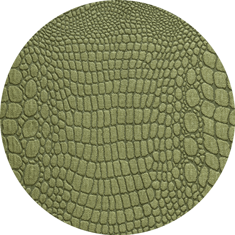 Animal print rug in natural crocodile skin - TenStickers