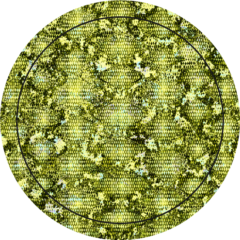 Animal print rug in reptile green skin - TenStickers