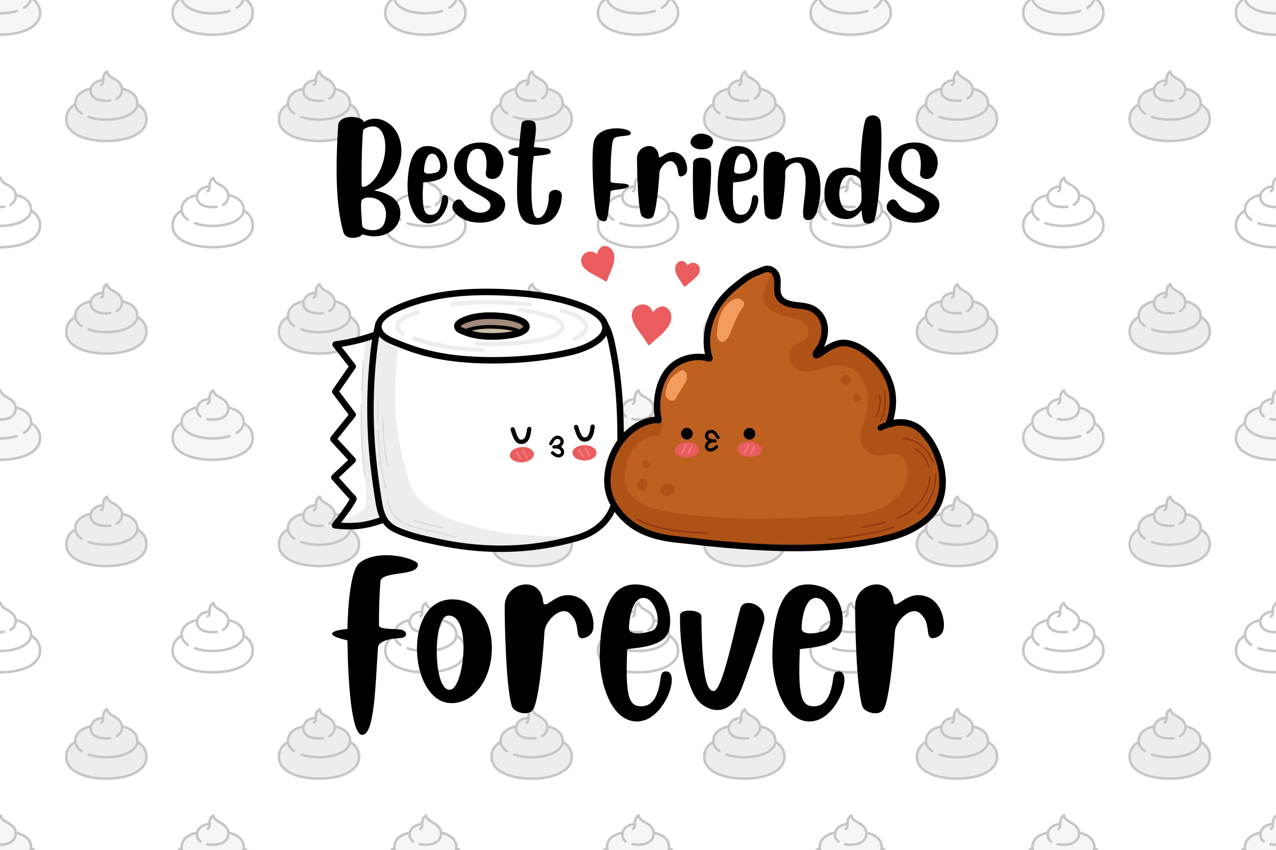 Best Friends Forever bathroom mat - TenStickers