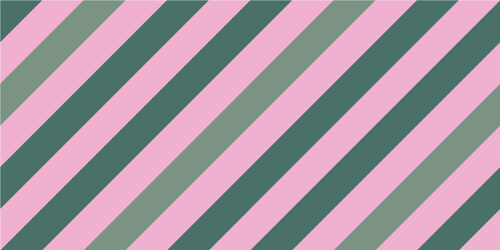 Diagonal pink stripes entrance hall rug - TenStickers