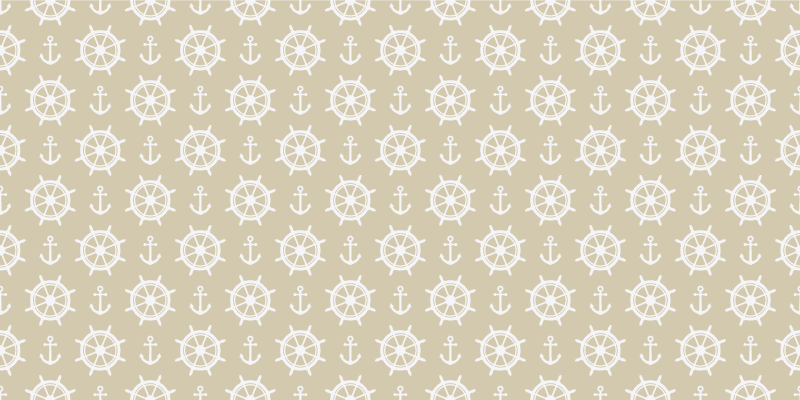 Maritime compass motif living room rug - TenStickers