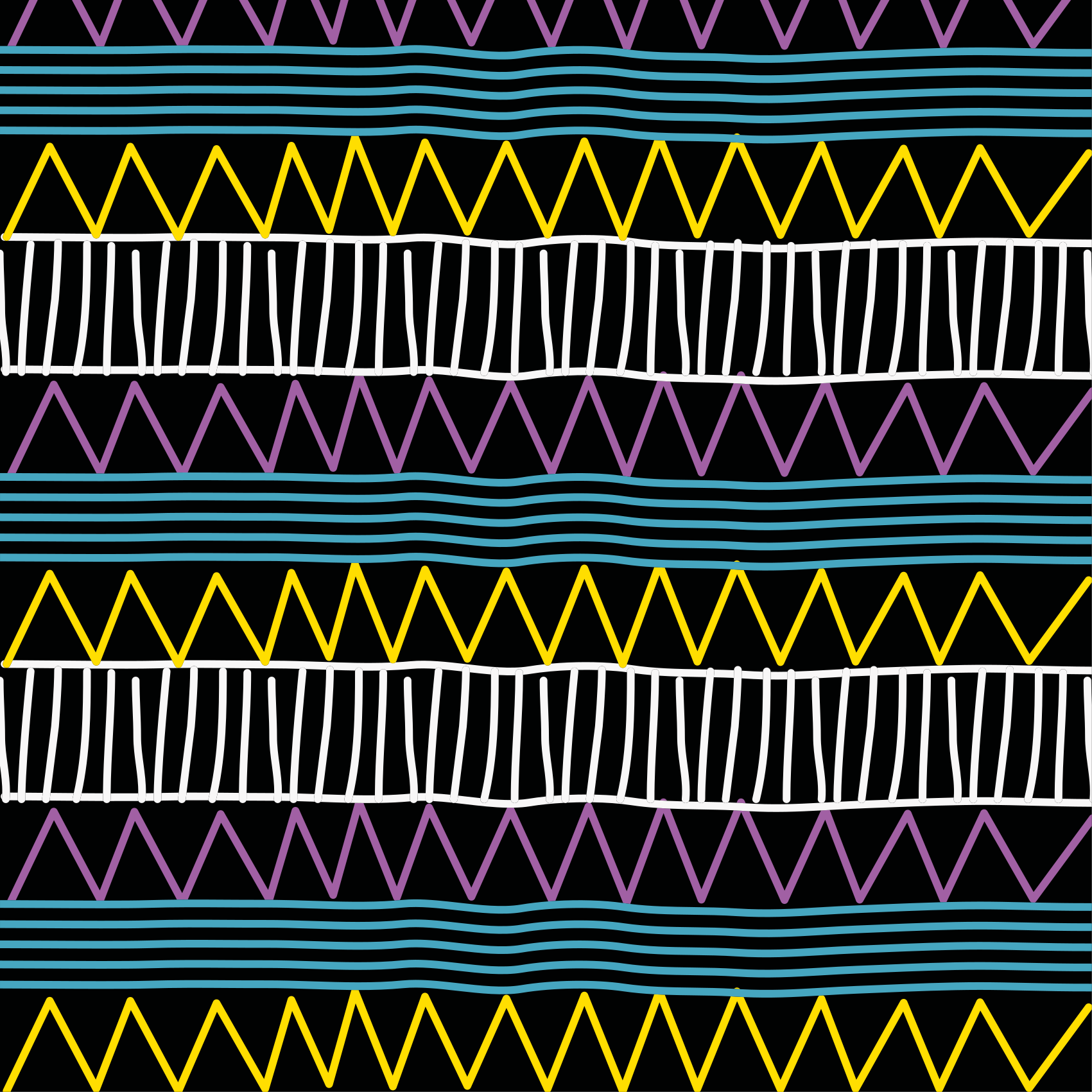 Colorful Pattern Play geometric rug - TenStickers