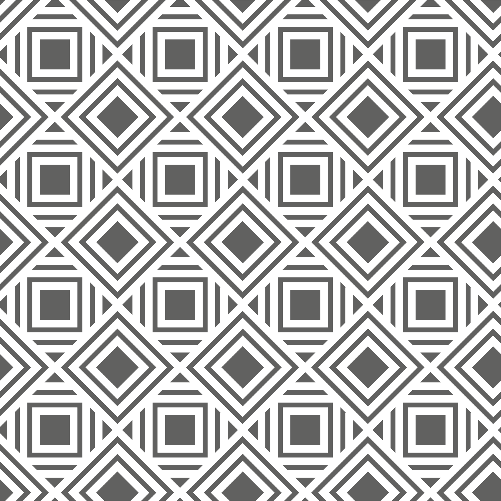 Geometric rug stylish diamond design - TenStickers