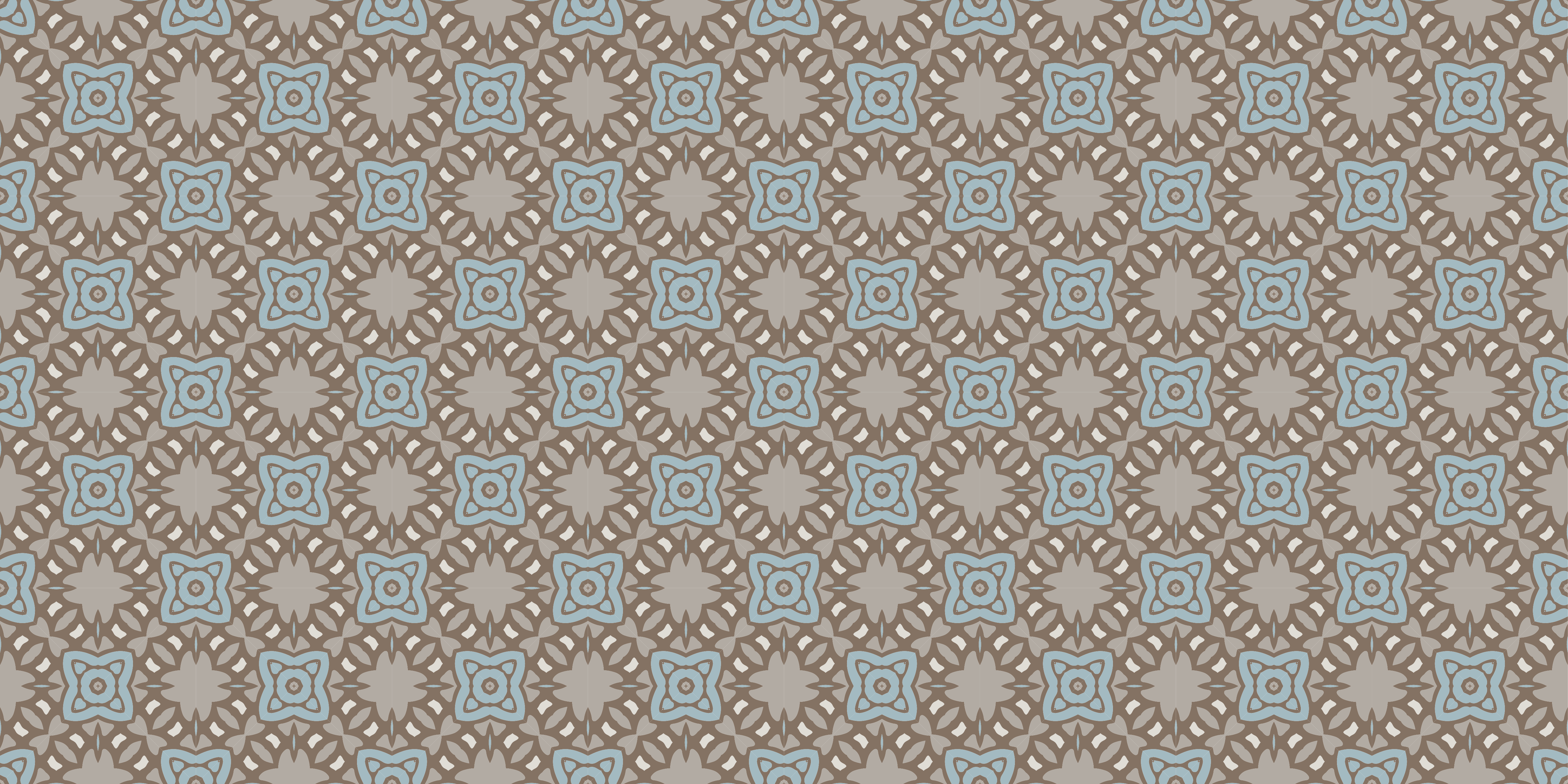 Soft colors victorian style pattern tile carpet - TenStickers